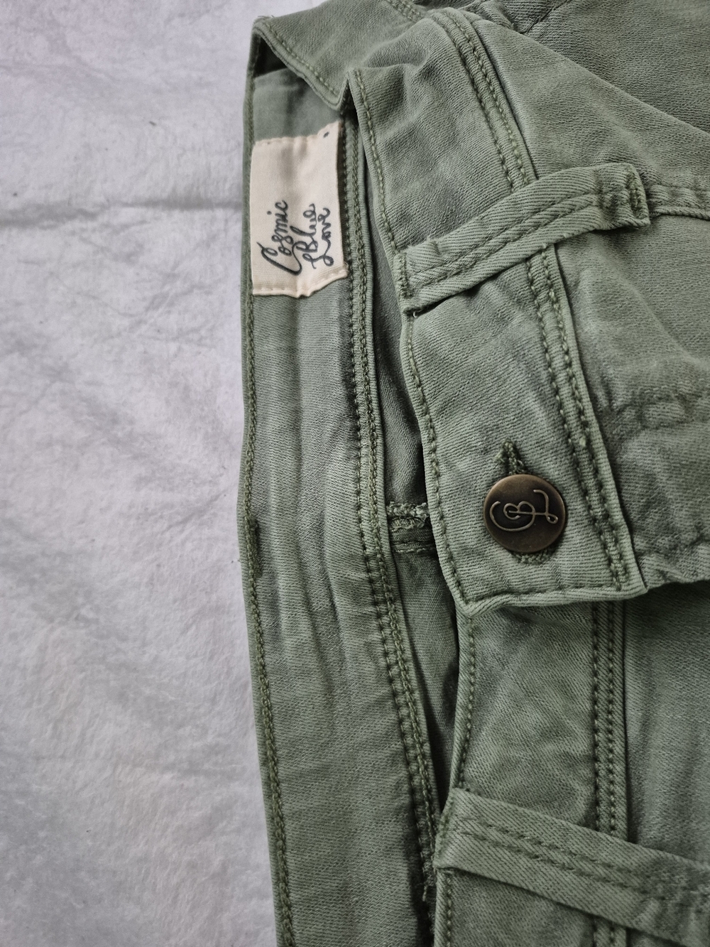 Green Skinny Jeans - Women
